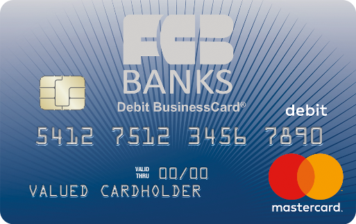 FCB Banks Business Chip Debit Card 
